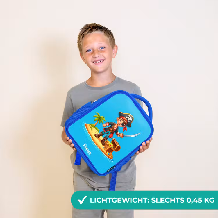 Kinderrugzak - Blauw - Piraat klaar om te plunderen — 2
