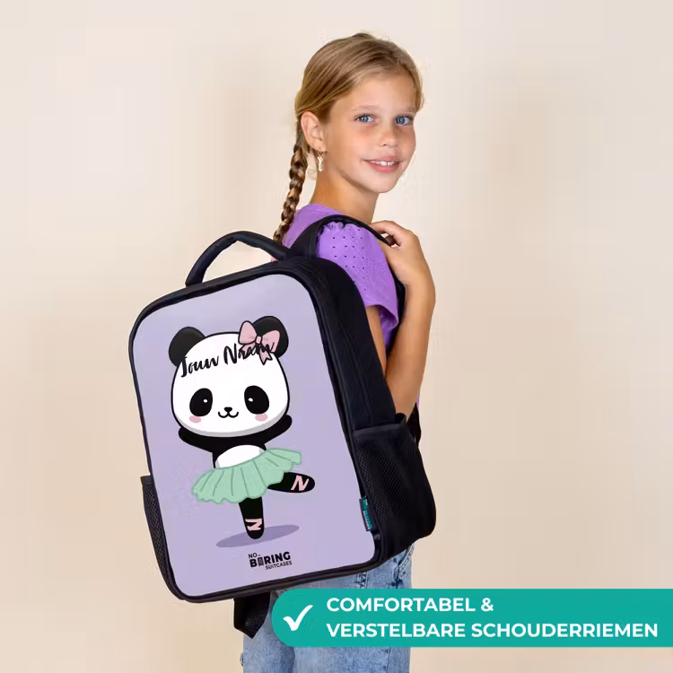 Kinderrugzak - Zwart - Kawai - Ballet - Panda â 3