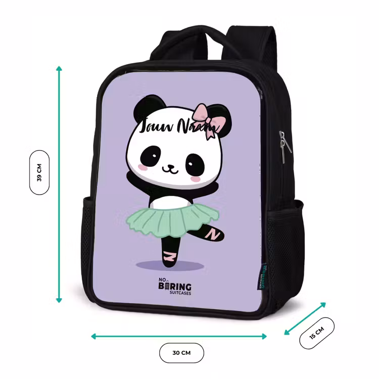 Kinderrugzak - Zwart - Kawai - Ballet - Panda â 5