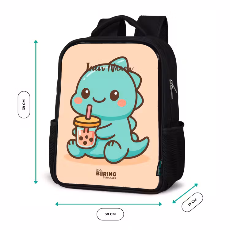 Kinderrugzak - Zwart - Kawai - Dino - Bubbletea — 5