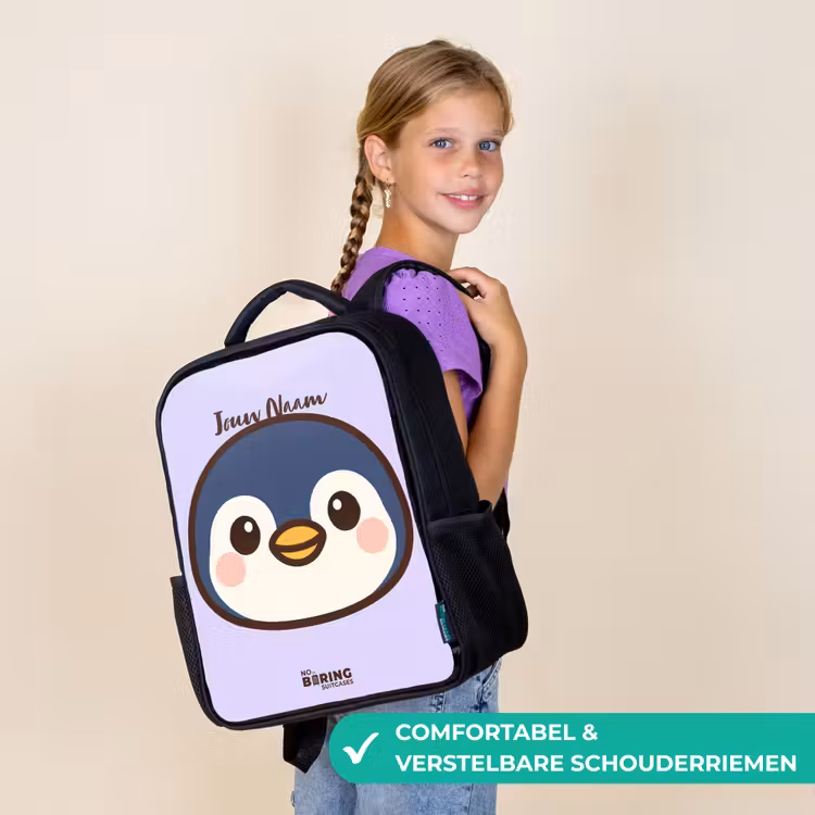 Kinderrugzak - Zwart - Pinguïn — 3