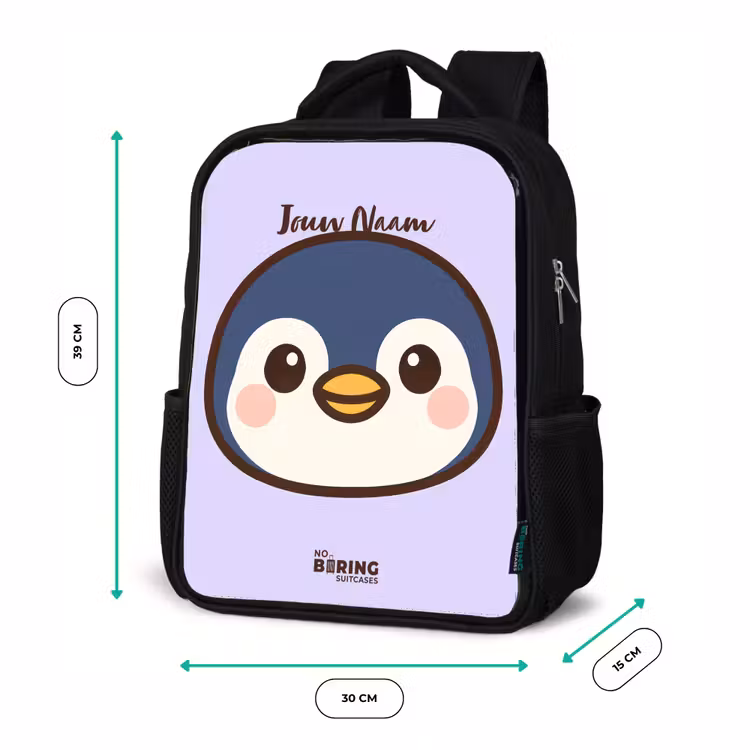 Kinderrugzak - Zwart - Pinguïn — 5