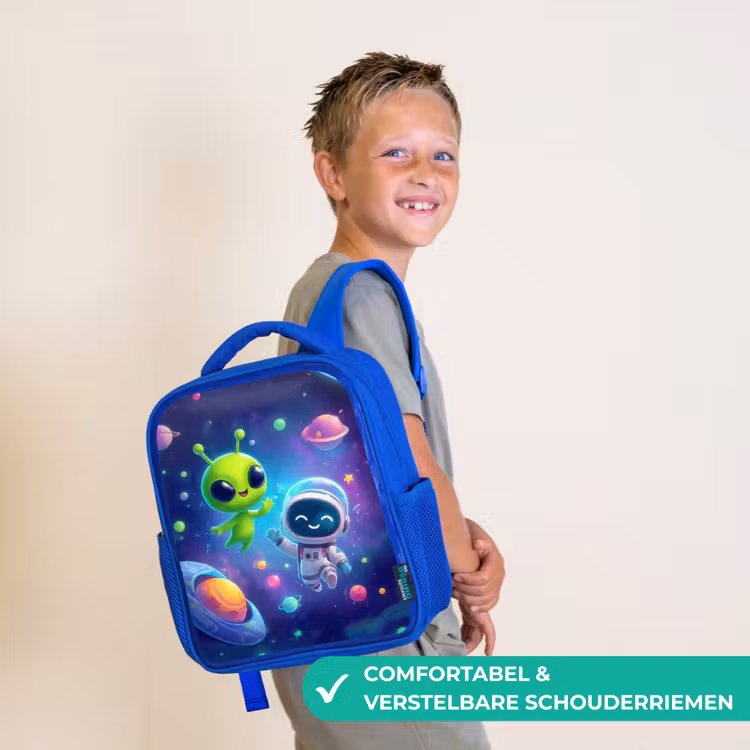 Kinderrugzak - Blauw - Vriendschap tussen sterren en planeten — 4