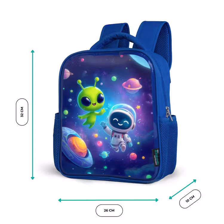 Kinderrugzak - Blauw - Vriendschap tussen sterren en planeten — 5