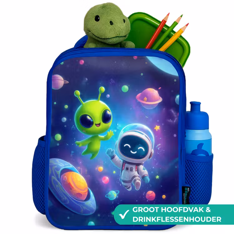 Kinderrugzak - Blauw - Vriendschap tussen sterren en planeten — 6