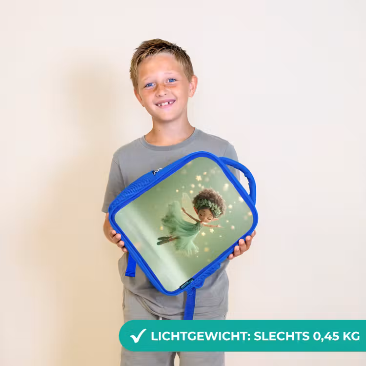 Kinderrugzak - Blauw - Dansende natuurfee in zwevende sterrenpracht — 2