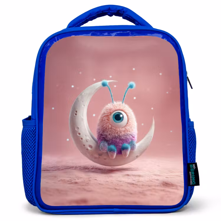 Kinderrugzak - Blauw - Maanwachter met één oog — 1