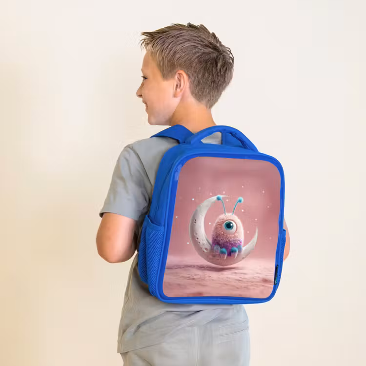 Kinderrugzak - Blauw - Maanwachter met één oog — 3