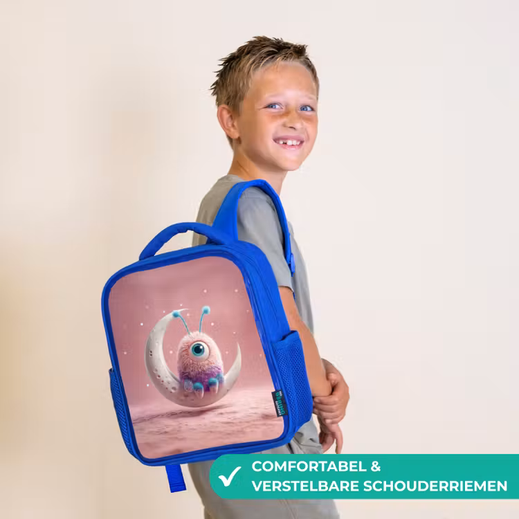 Kinderrugzak - Blauw - Maanwachter met één oog — 4
