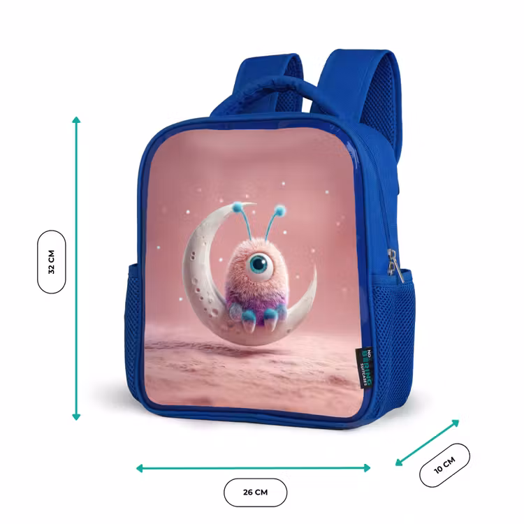 Kinderrugzak - Blauw - Maanwachter met één oog — 5