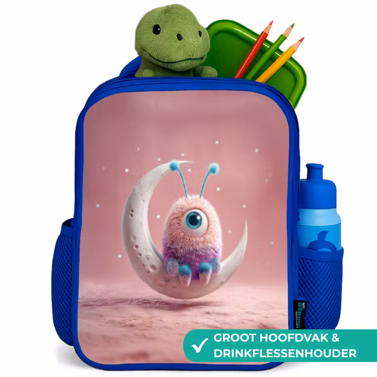 Kinderrugzak - Blauw - Maanwachter met één oog — 6