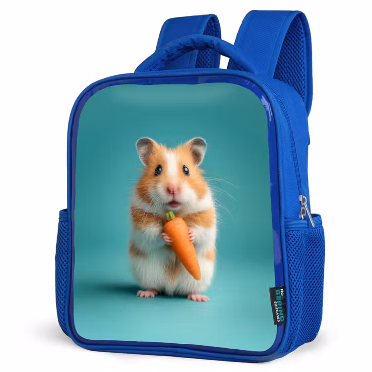 Kinderrugzak - Blauw - Wortelgeluk in hamstervorm — 7