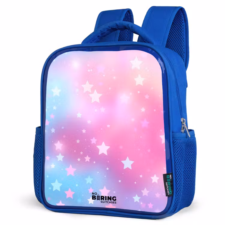 Kinderrugzak - Blauw - Sterren - Roze - Blauw — 7