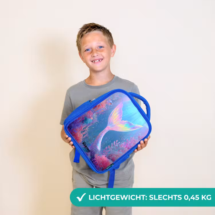 Kinderrugzak - Blauw - Zeemeermin - Koraal - Water — 2