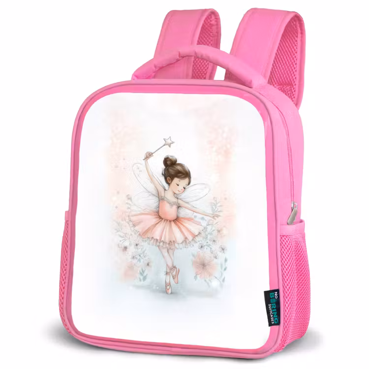 Kinderrugzak - Roze - Ballerinafee in bloemenlicht — 4