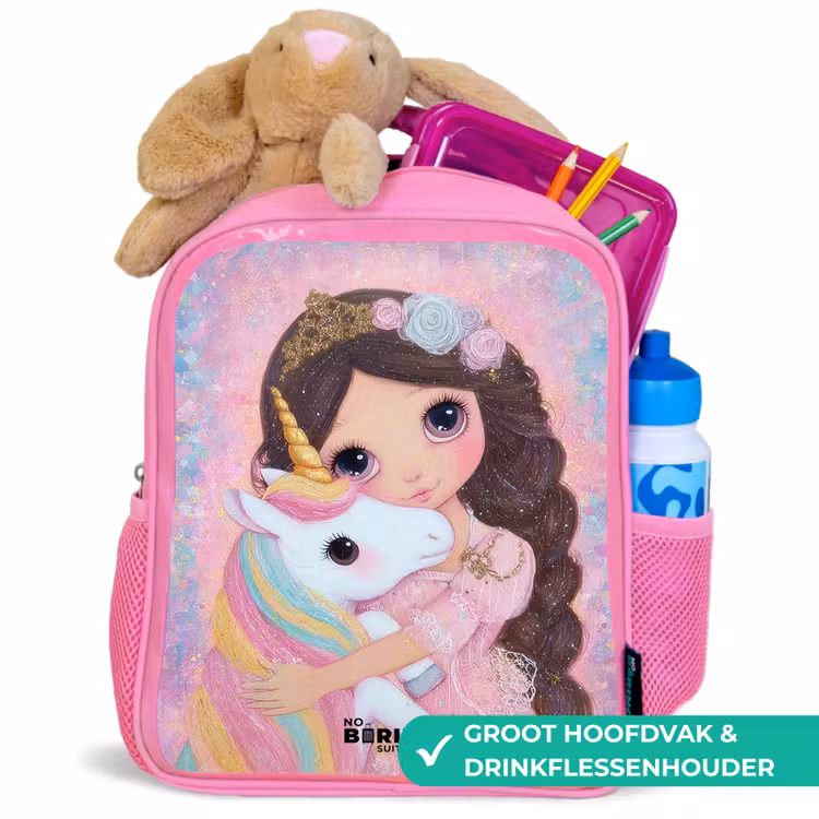 Kinderrugzak - Roze - Meisje - Eenhoorn - Glitter — 2