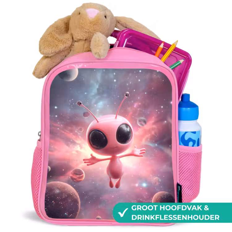 Kinderrugzak - Roze - Vreugdesprong tussen de sterren — 2