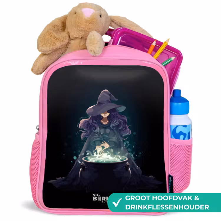 Kinderrugzak - Roze - Heks - Ketel - Tover — 2