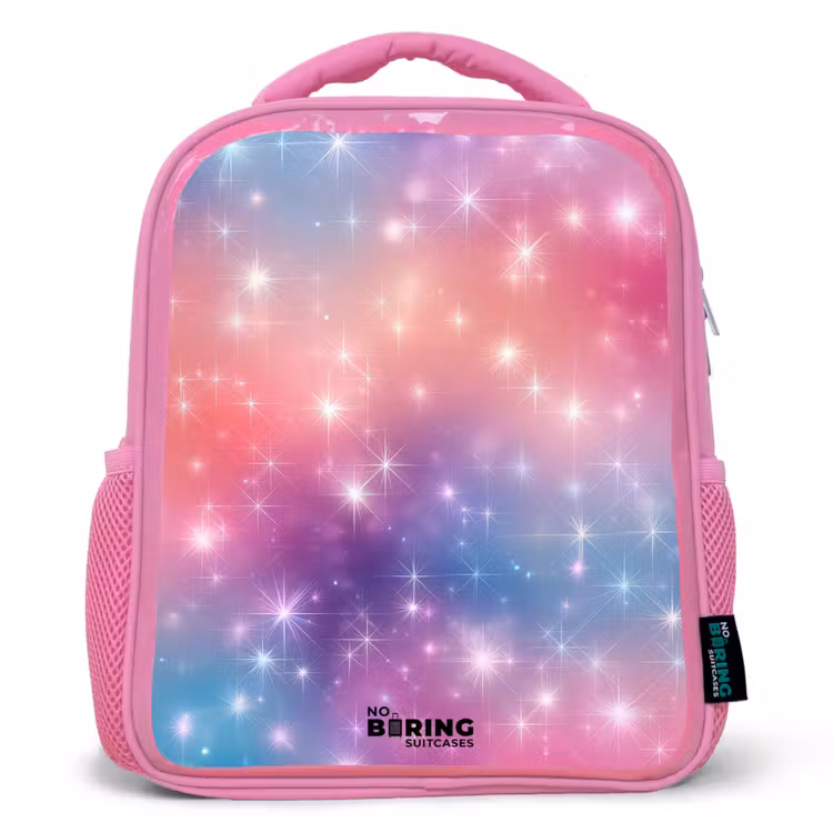 Kinderrugzak - Roze - Sterren - Abstract - Kleuren β 1