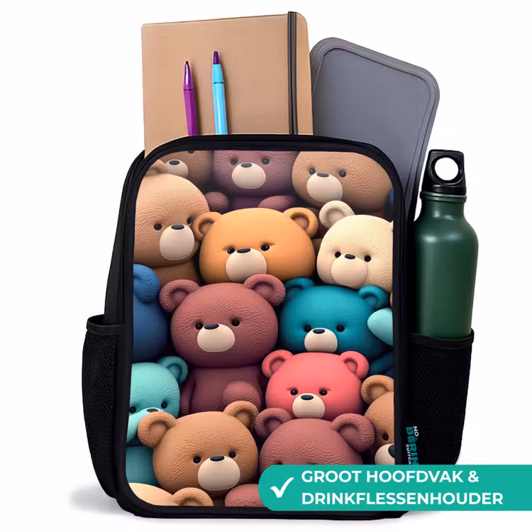 Kinderrugzak - Zwart - Beren Bonanza — 4