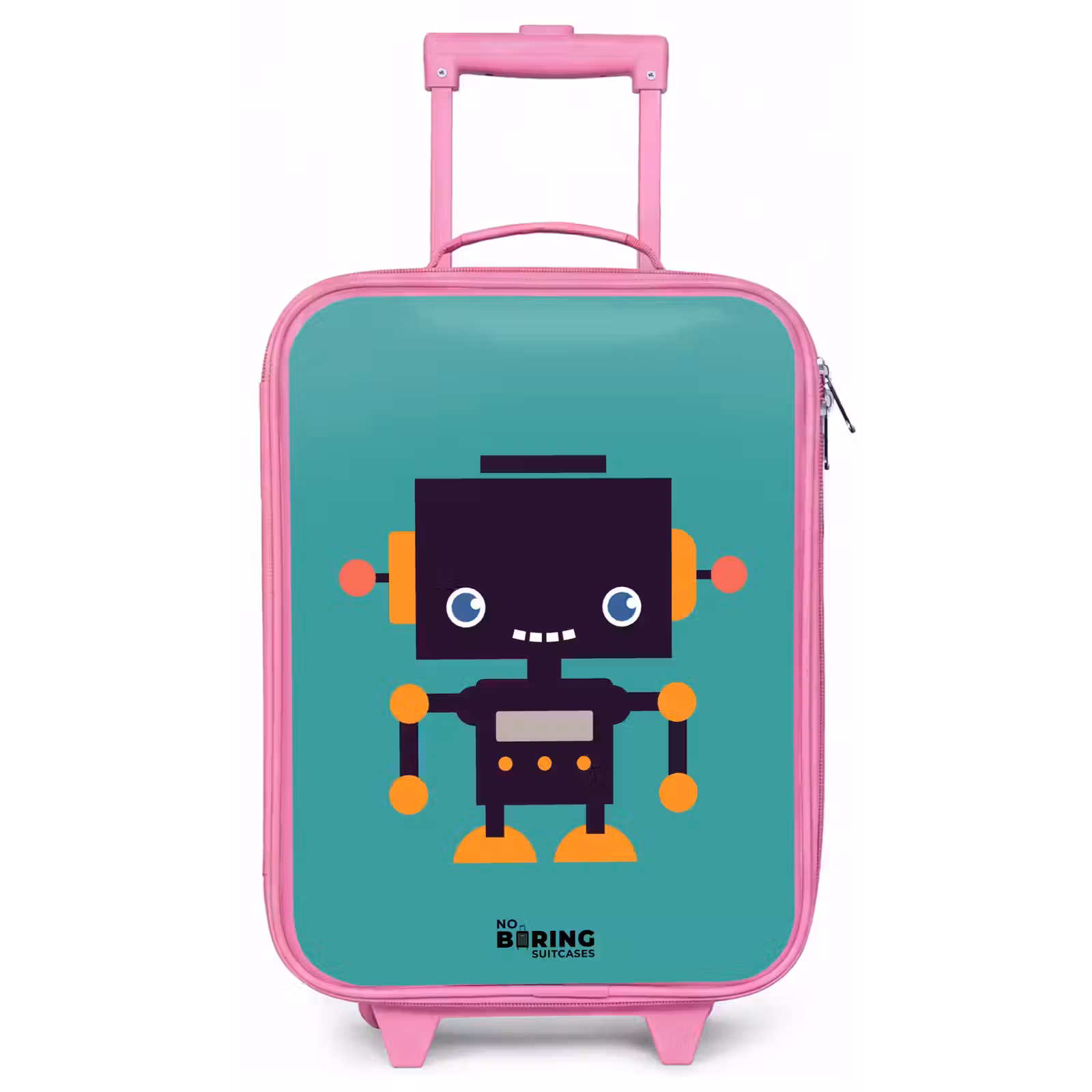 Kinderkoffer - Roze - Groene robot — 1