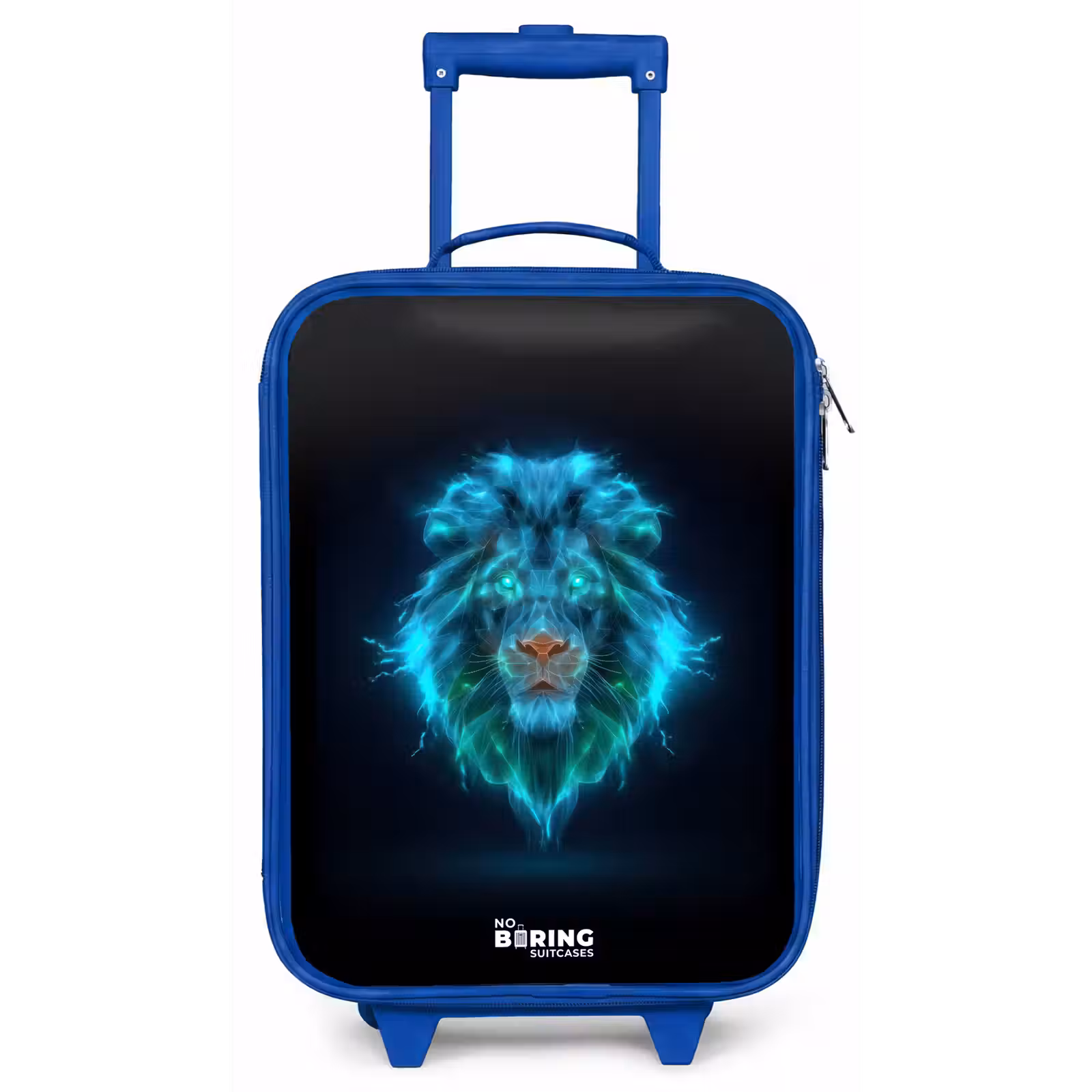 Kinderkoffer - Blauw - Lichtgevende leeuw — 1