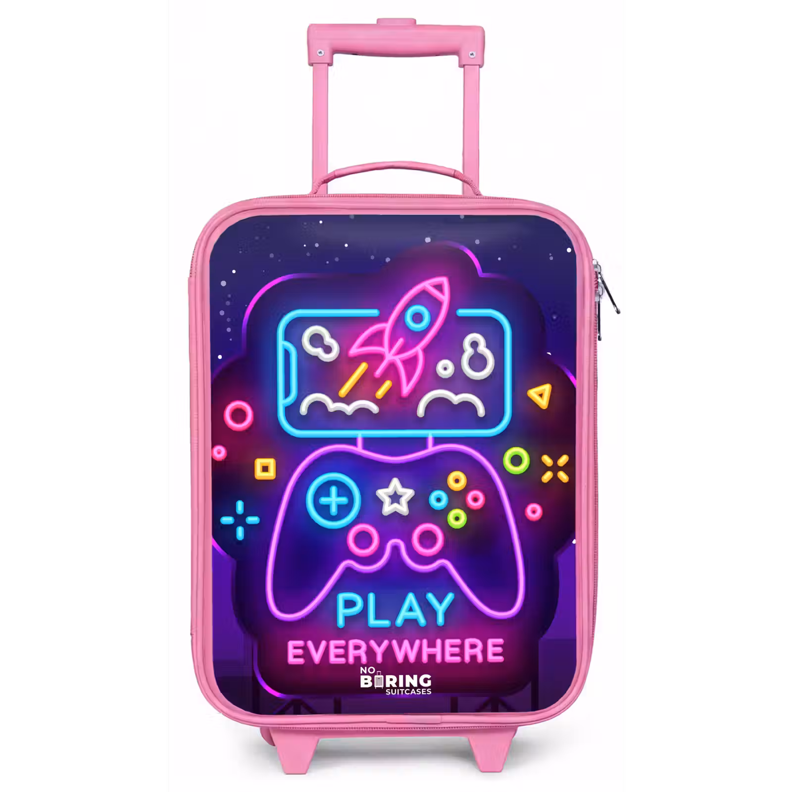 Kinderkoffer - Roze - Neonbord met controller — 1