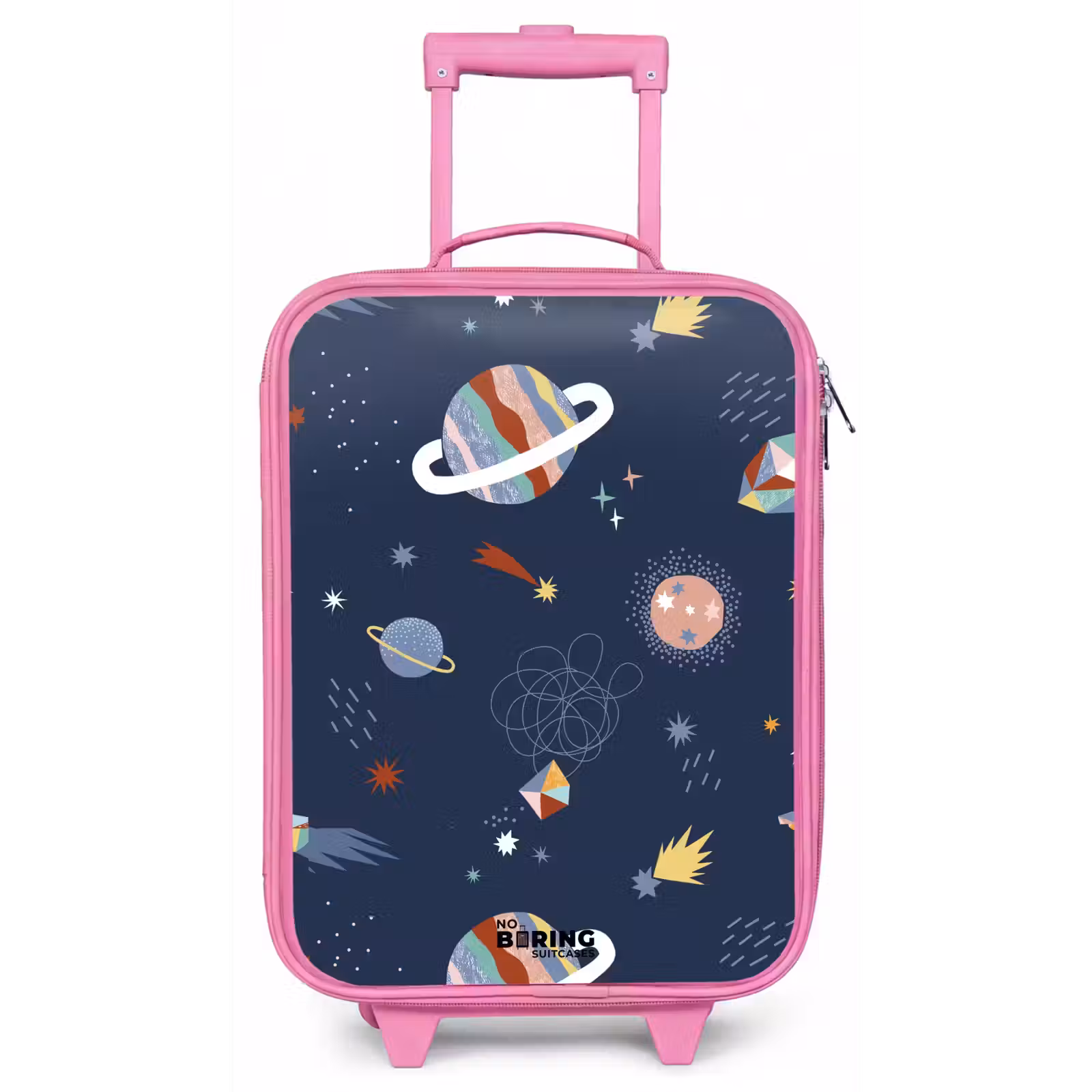 Kinderkoffer - Roze - Planeten in de hemel — 1