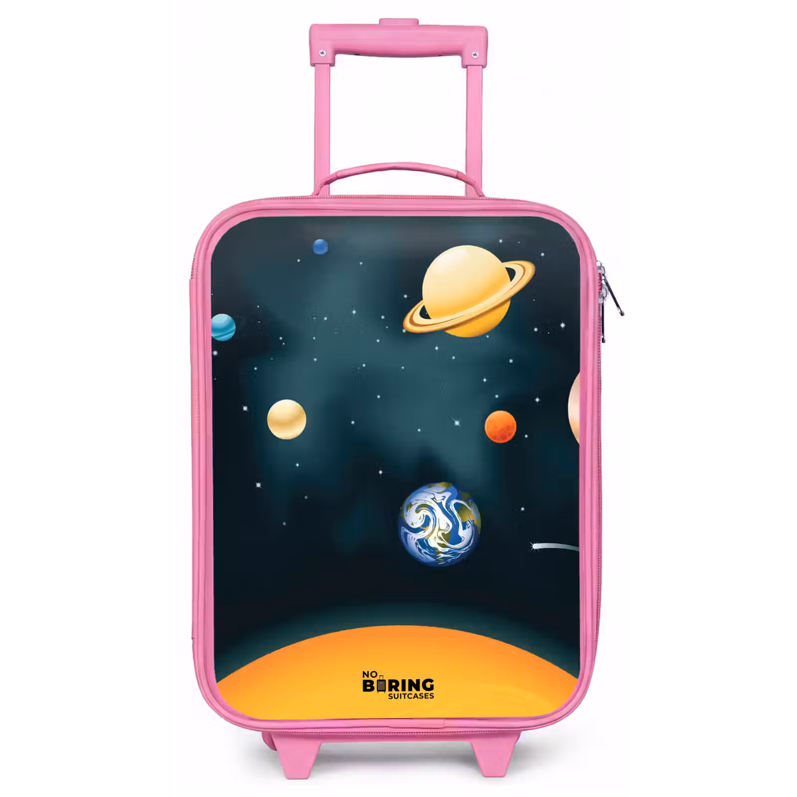 Kinderkoffer - Roze - Ruimte met planeten — 1