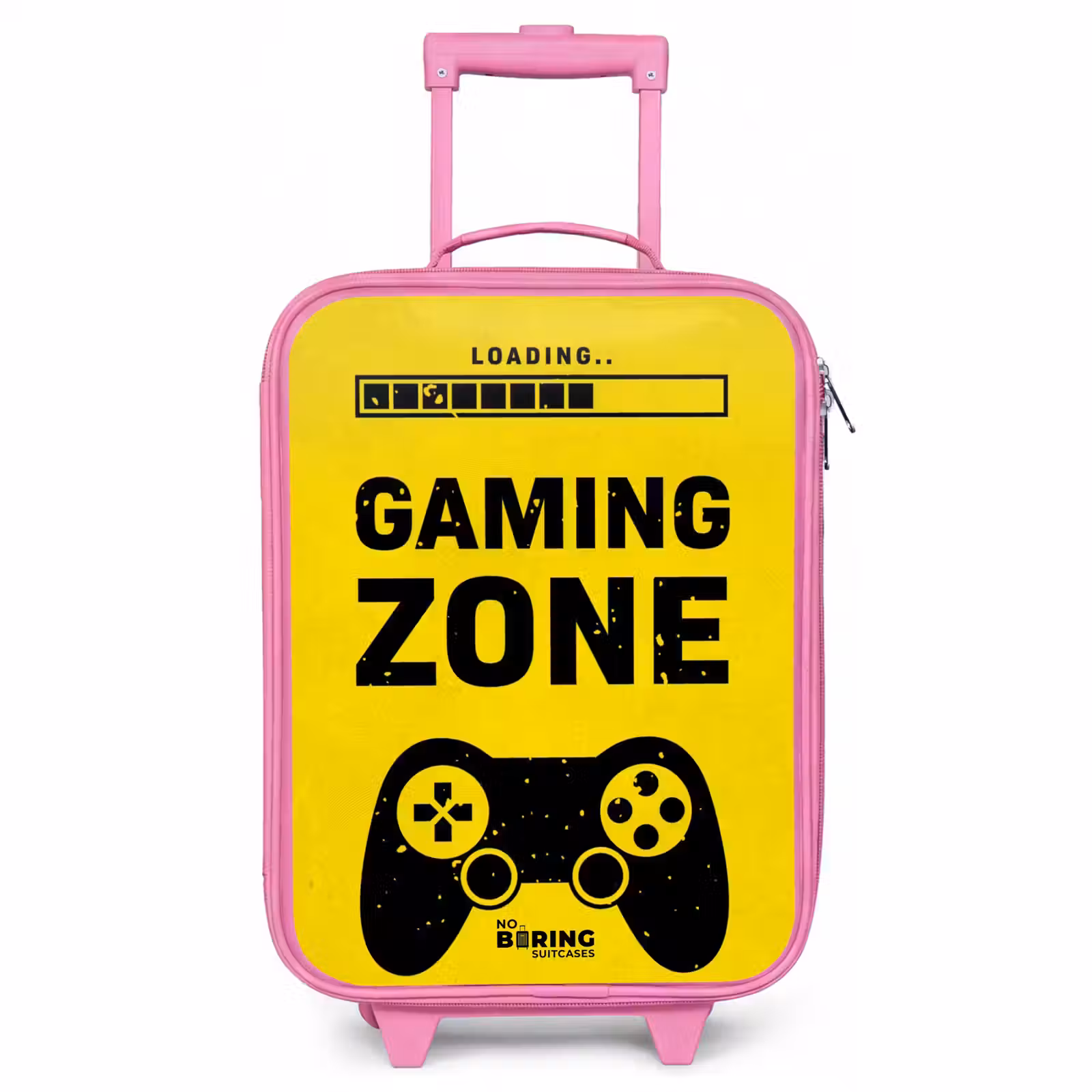 Kinderkoffer - Roze - Zwart-geel met gaming zone — 1