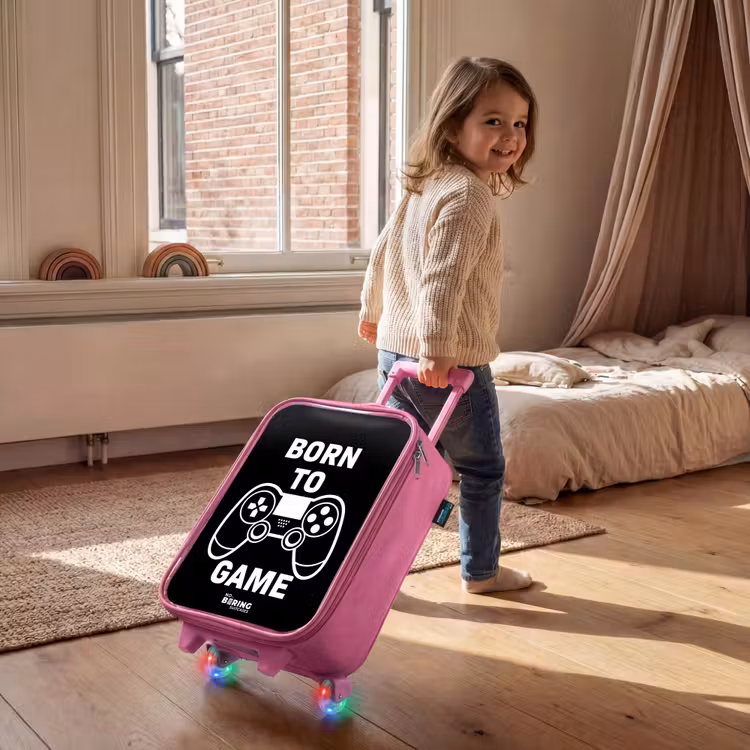 Kinderkoffer - Roze - Born to game met controller — 3
