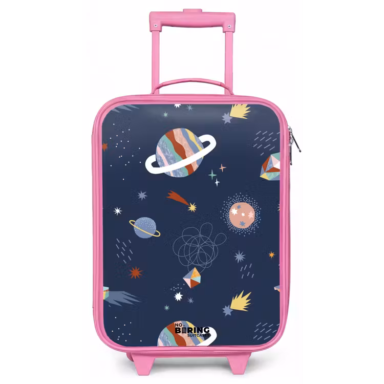 Kinderkoffer - Roze - Planeten in de hemel — 1