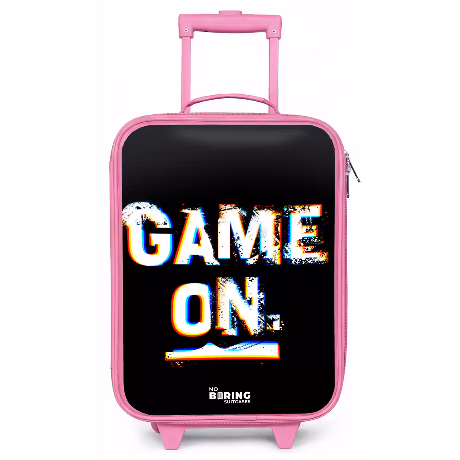 Kinderkoffer - Roze - Game on in zwart wit — 1