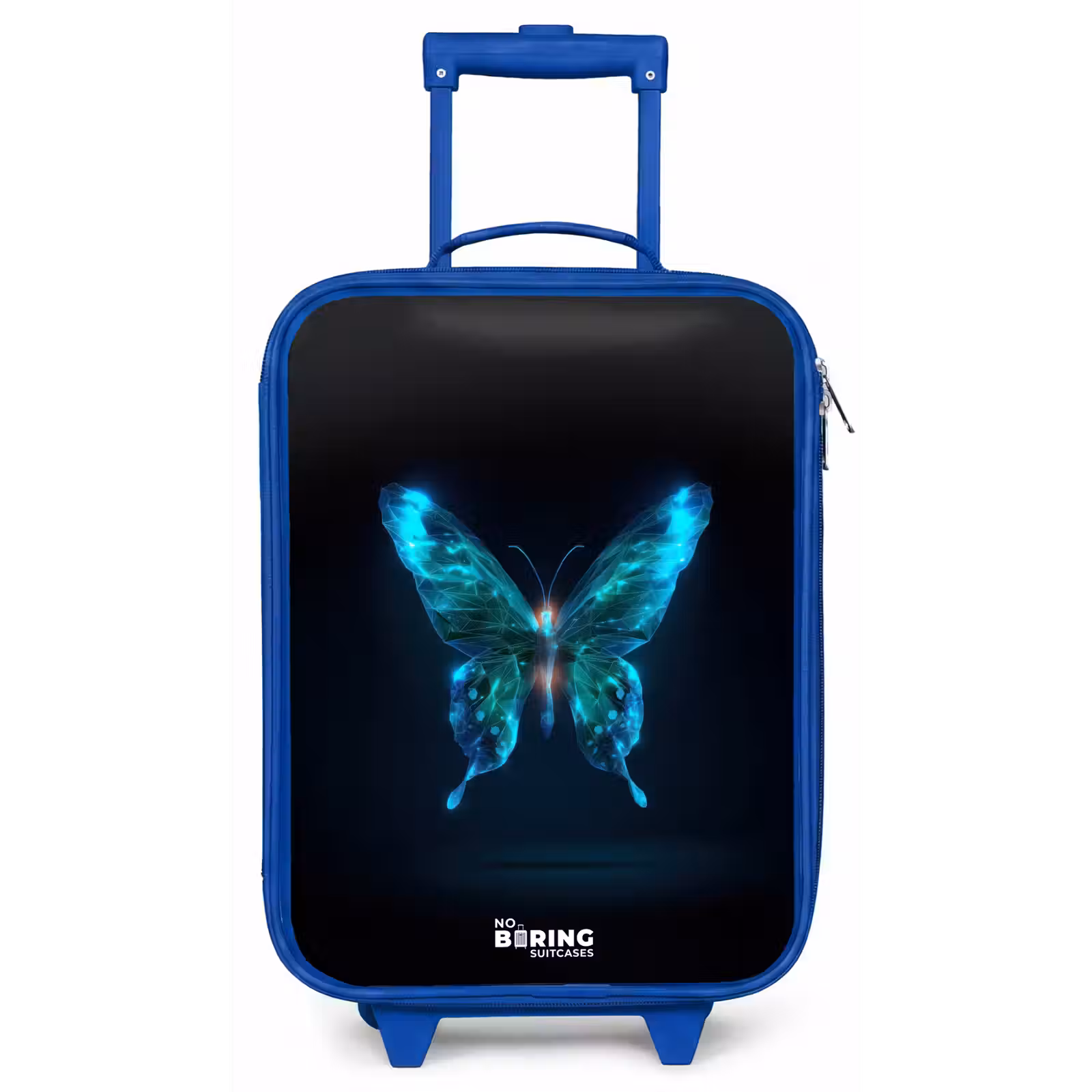 Kinderkoffer - Blauw - Magische digitale vlinder — 1