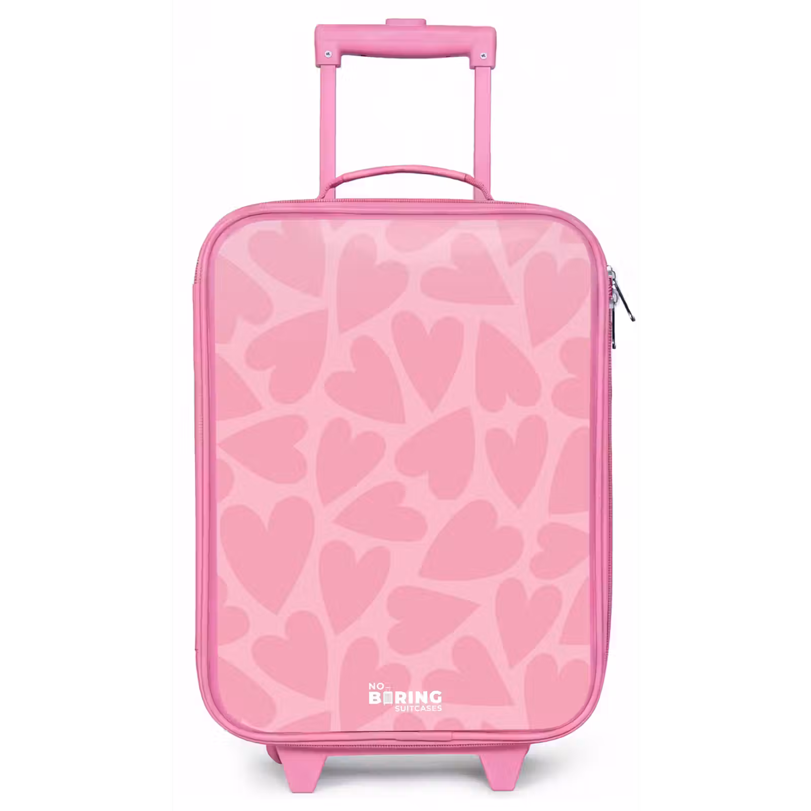 Kinderkoffer - Roze - Roze hartjes patroon — 1