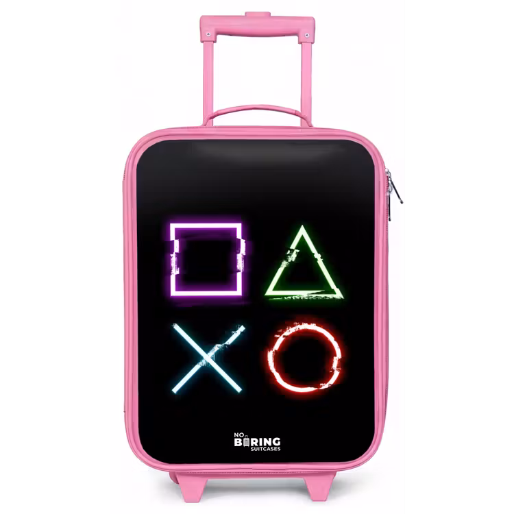 Kinderkoffer - Roze - Knoppen van een gameconsole — 1