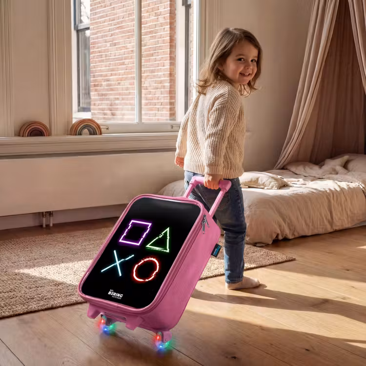 Kinderkoffer - Roze - Knoppen van een gameconsole — 3