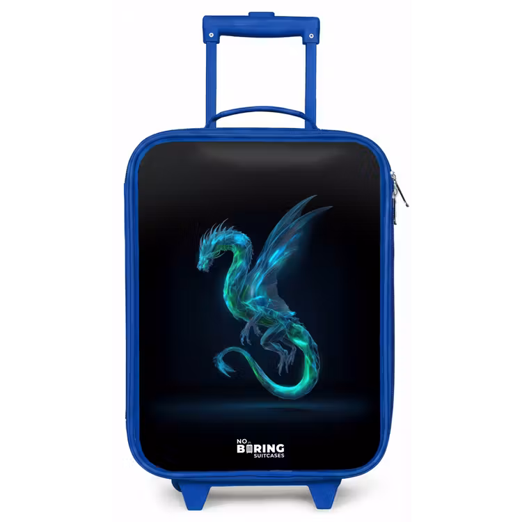 Kinderkoffer - Blauw - Legendarische cyberdraak — 1