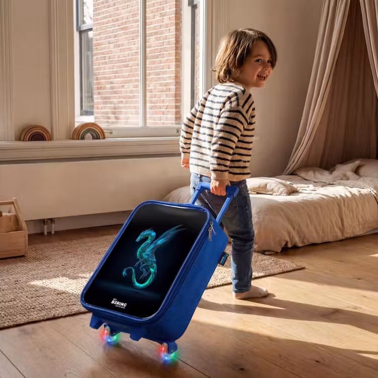 Kinderkoffer - Blauw - Legendarische cyberdraak — 3