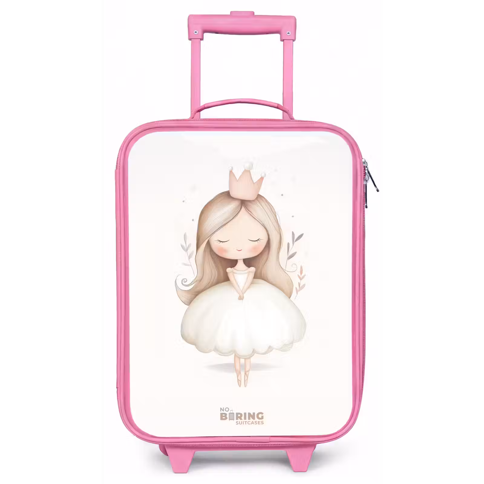 Kinderkoffer - Roze - Sierlijke prinses in het wit — 1