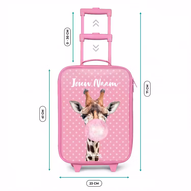 Kinderkoffer met naam - Roze - Bubblegum Billy — 5
