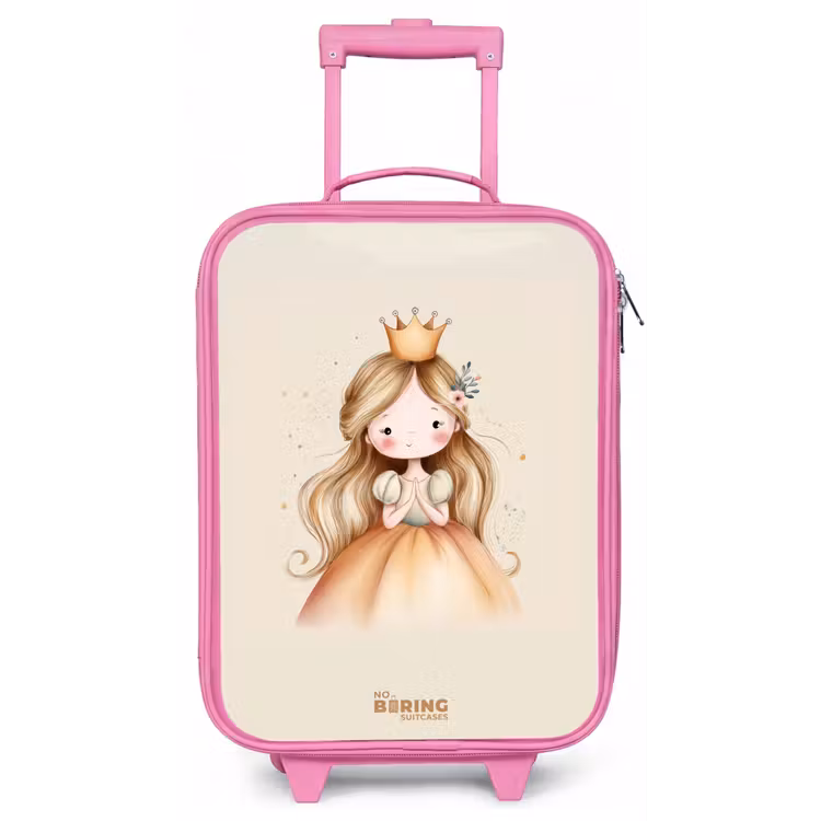 Kinderkoffer - Roze - Prinses in gouden tinten — 1