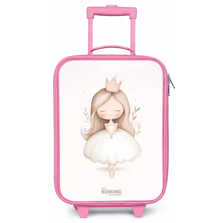 Kinderkoffer - Roze - Sierlijke prinses in het wit — 1