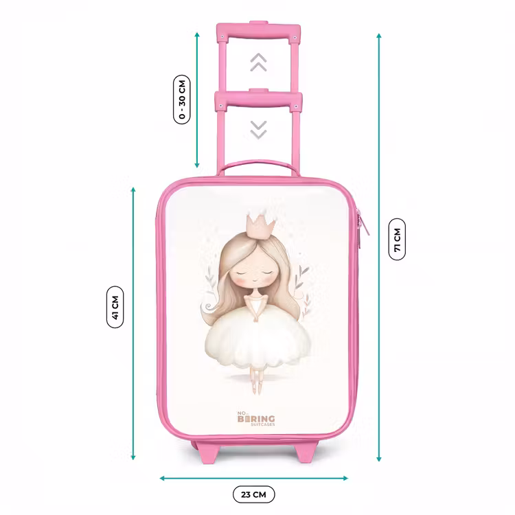 Kinderkoffer - Roze - Sierlijke prinses in het wit — 5
