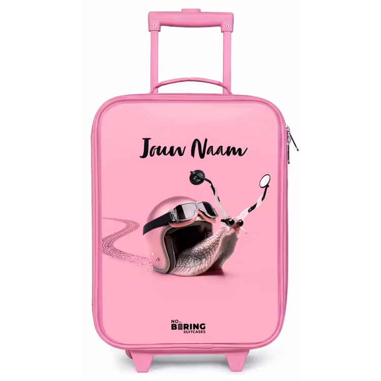 Kinderkoffer met naam - Roze - Escar-Go - Roze — 1