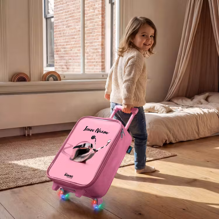 Kinderkoffer met naam - Roze - Escar-Go - Roze — 3
