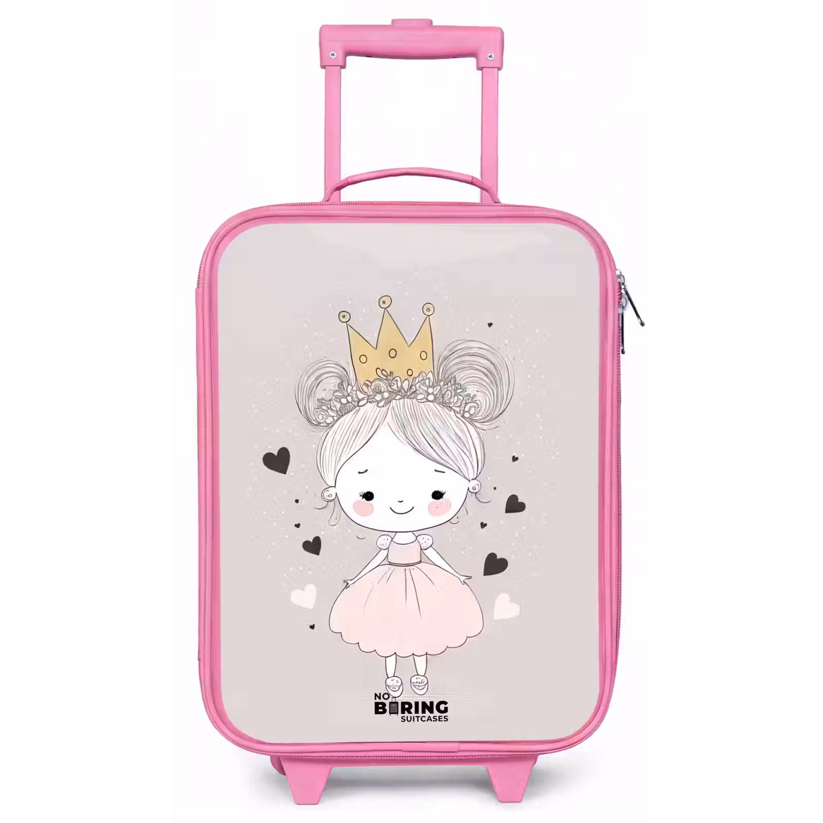 Kinderkoffer - Roze - Prinses met knotjes — 1