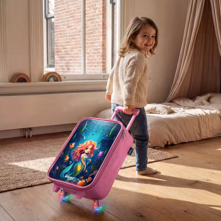 Kinderkoffer - Roze - Koraal koningin — 3
