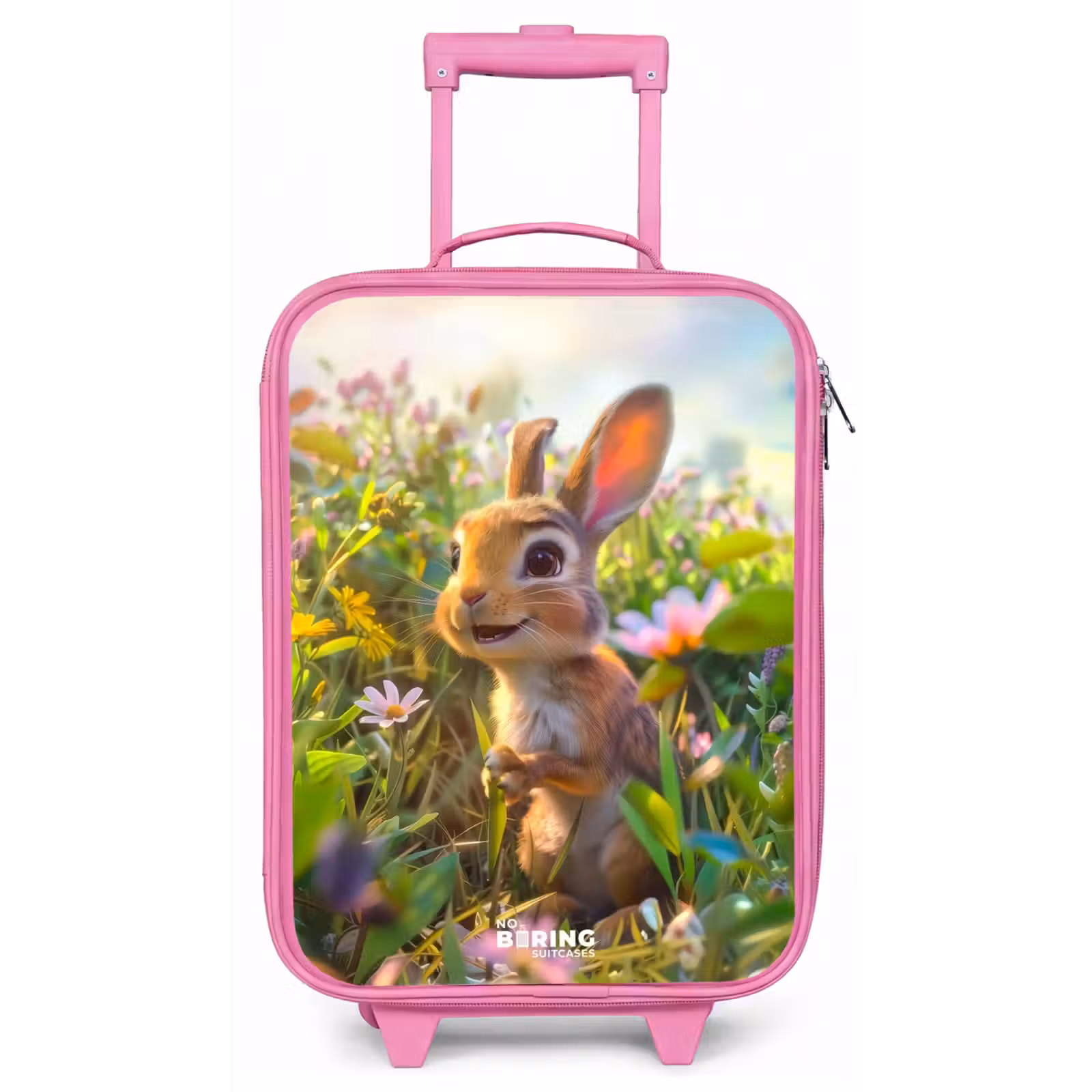 Kinderkoffer - Roze - Kareltje konijn — 1