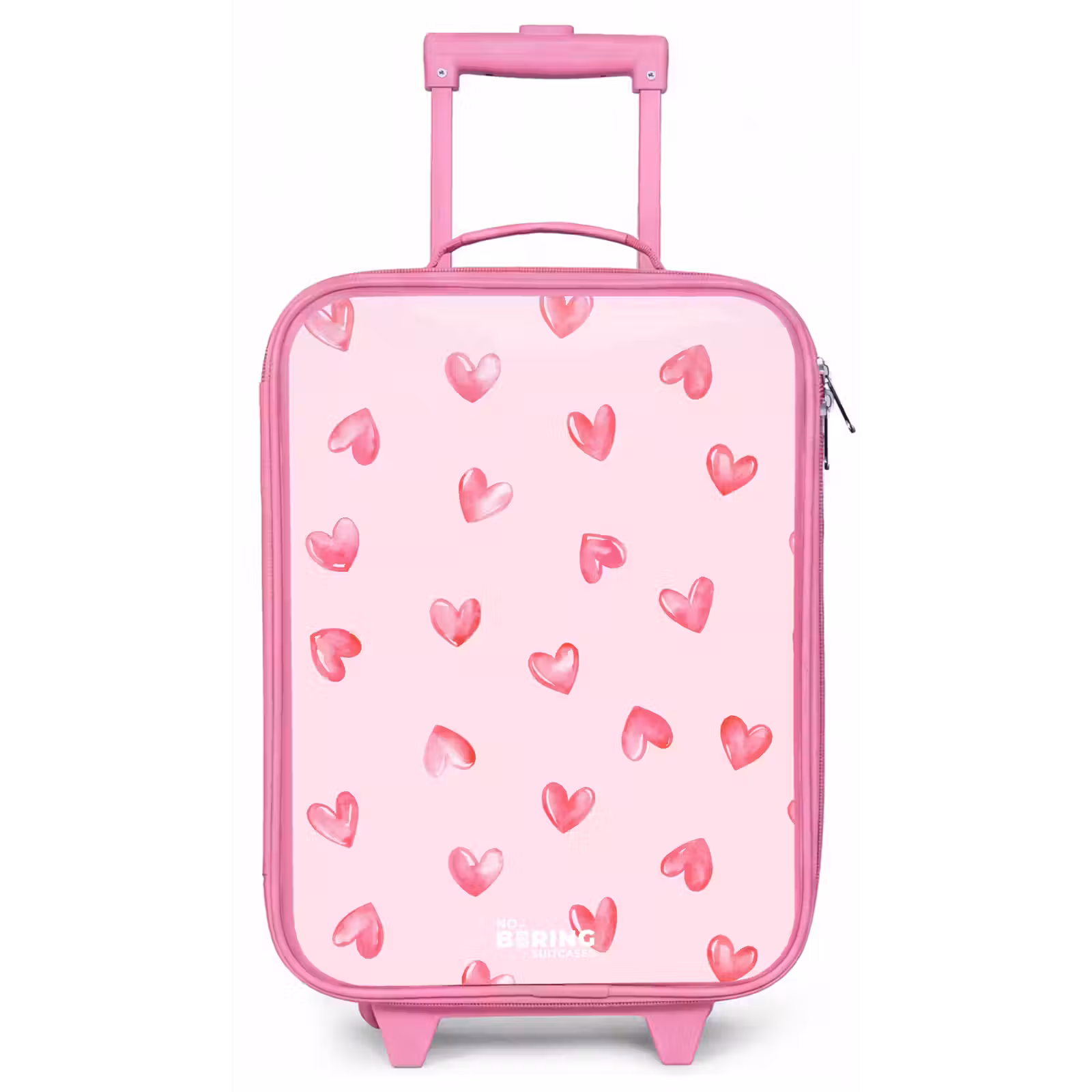 Kinderkoffer - Roze - Roze hartjes — 1